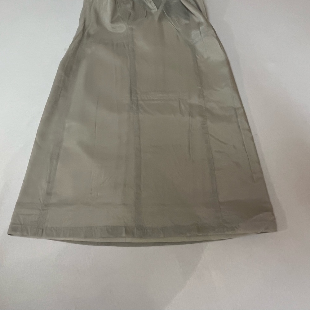 Hugo Boss Elegant Taupe Beige Structured Short Sleeveless Dress - 4 - Picture 9 of 13